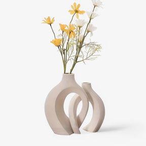 home & garden : ModishFlora - Moderne Bloemenvaas - Wit in van Pantino