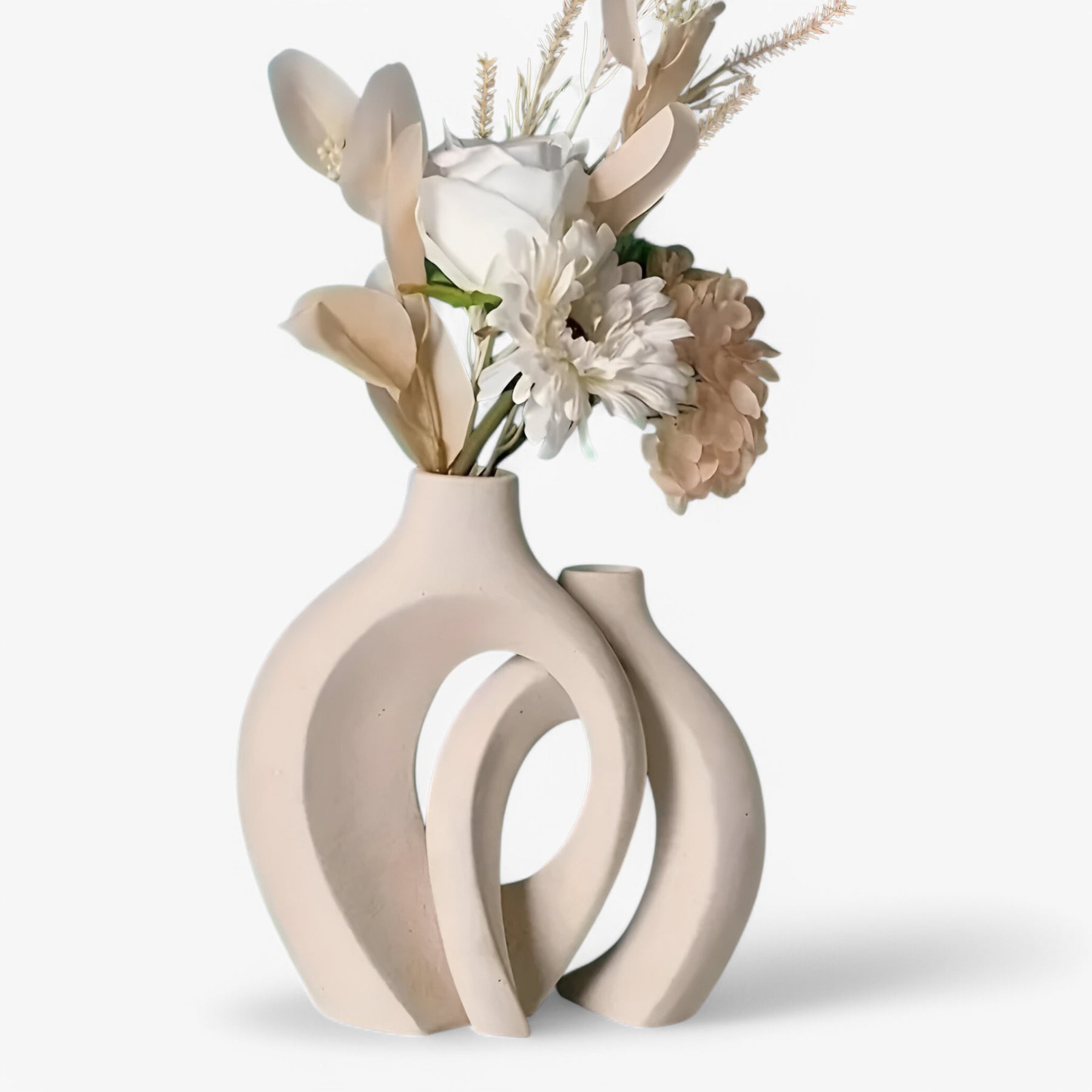 home & garden : ModishFlora - Moderne Bloemenvaas - Wit in van Pantino