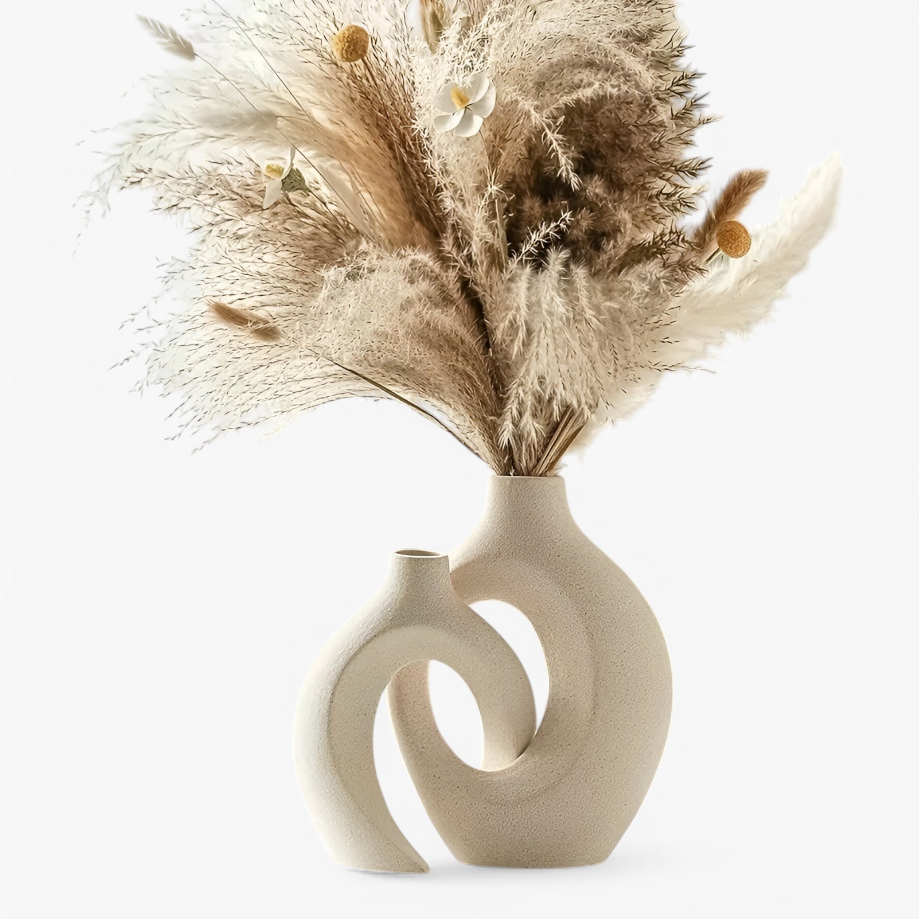 home & garden : ModishFlora - Moderne Bloemenvaas - Wit in van Pantino