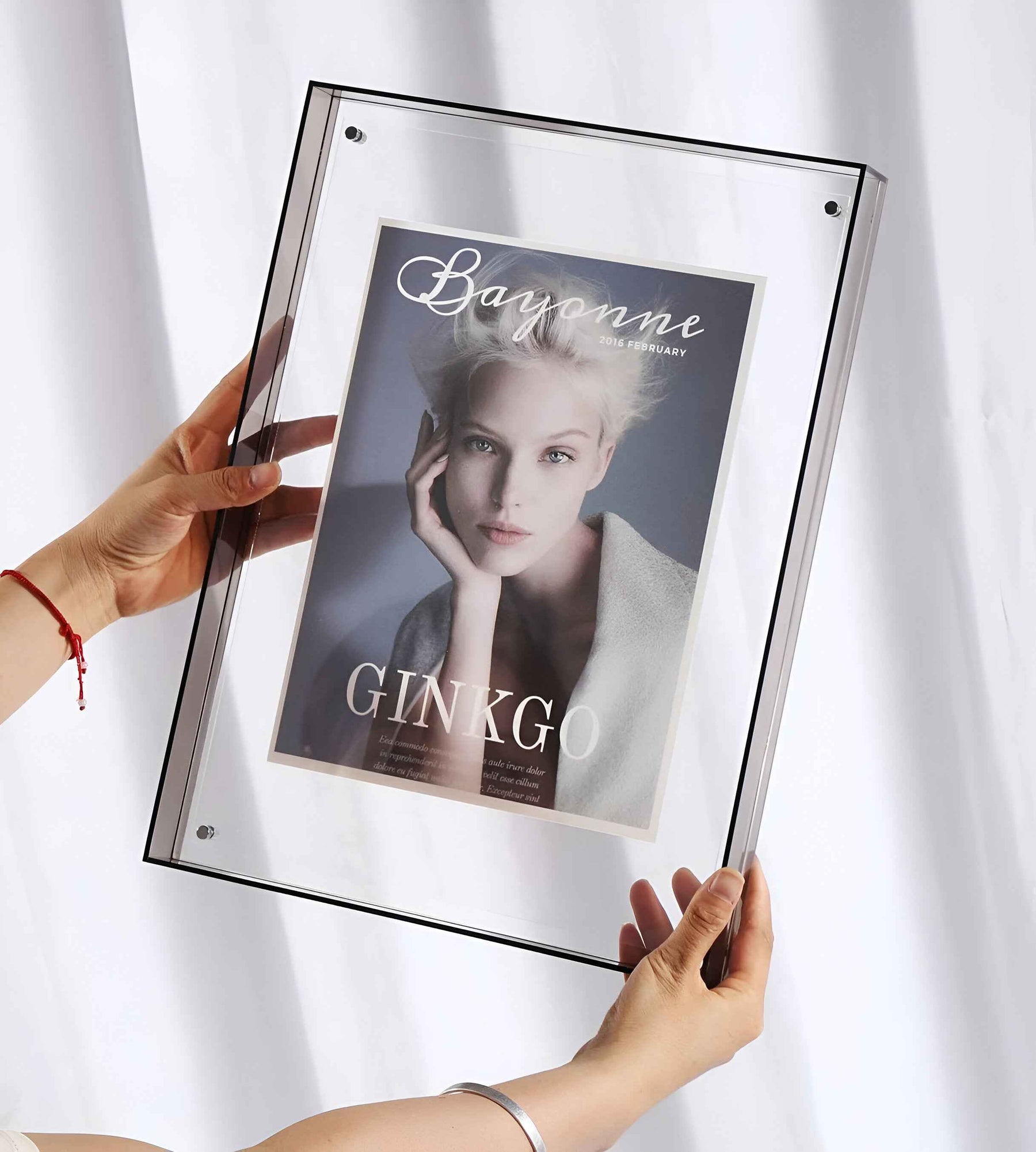Photo Clip Frame : Transparante acryl fotoklem – Modern en minimalistisch design in van Pantinoshop
