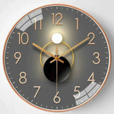 Leise Wanduhr Quarz - Modernes minimalistisches Design, geräuschlos