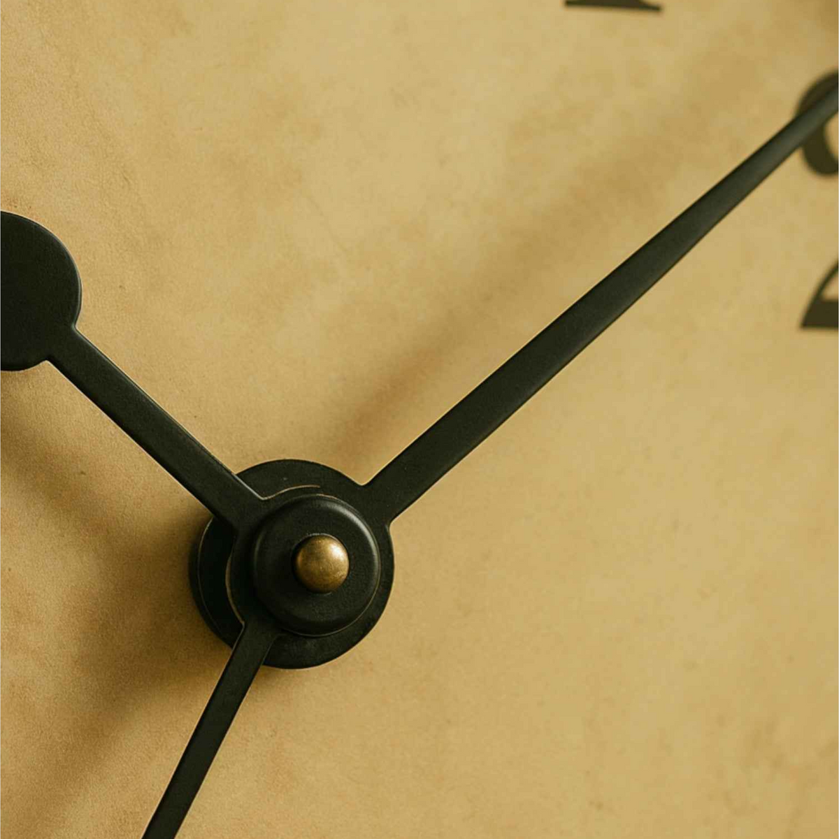 Wandklok XL Stil - Quartz, Modern Design Zwart & Zilver voor Woonkamer/Keuken