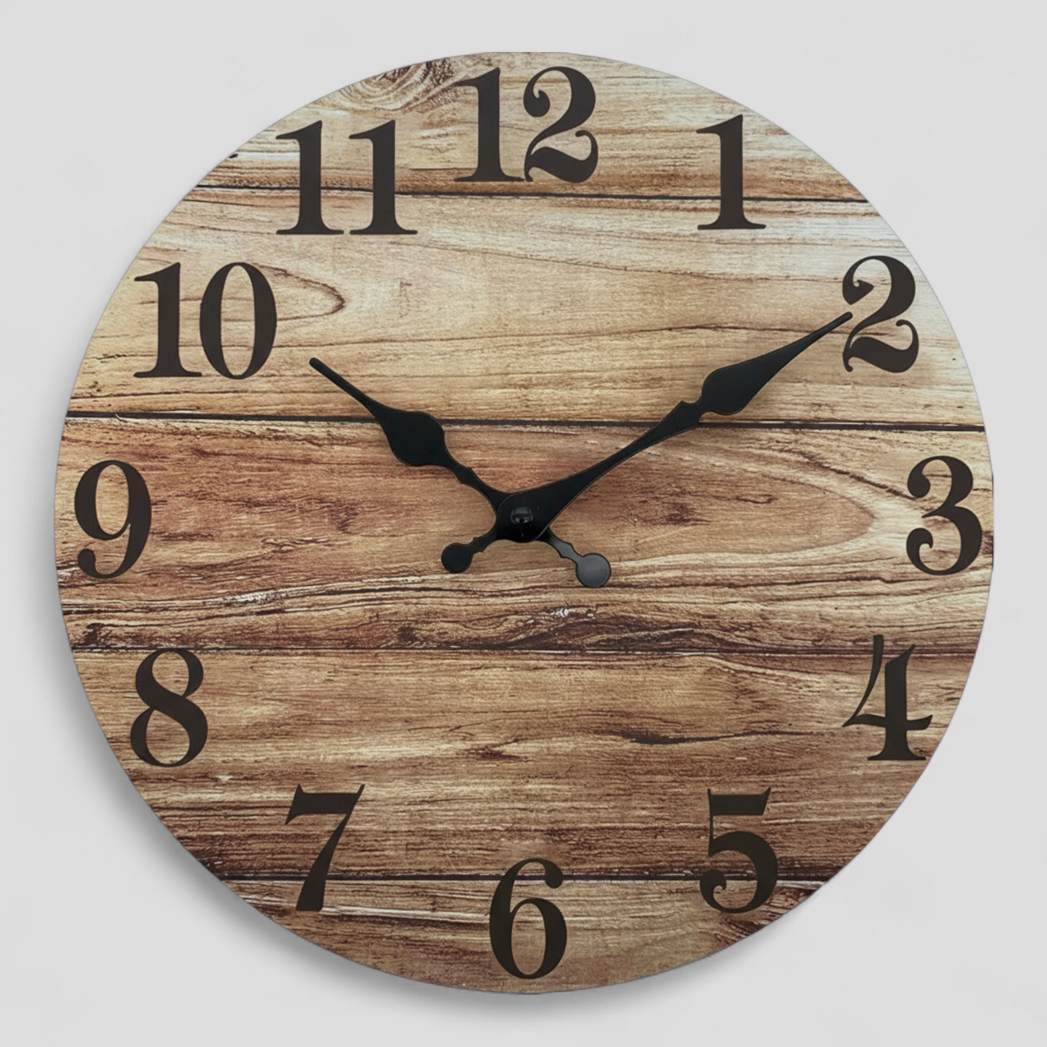 Horloges murales : Wandklok Vintage van Hout voor Woonkamer, Slaapkamer, Keuken - Decoratieve Retrostijl in Brun van Pantinoshop
