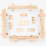 Jeu de Plateau Mahjong en Bois