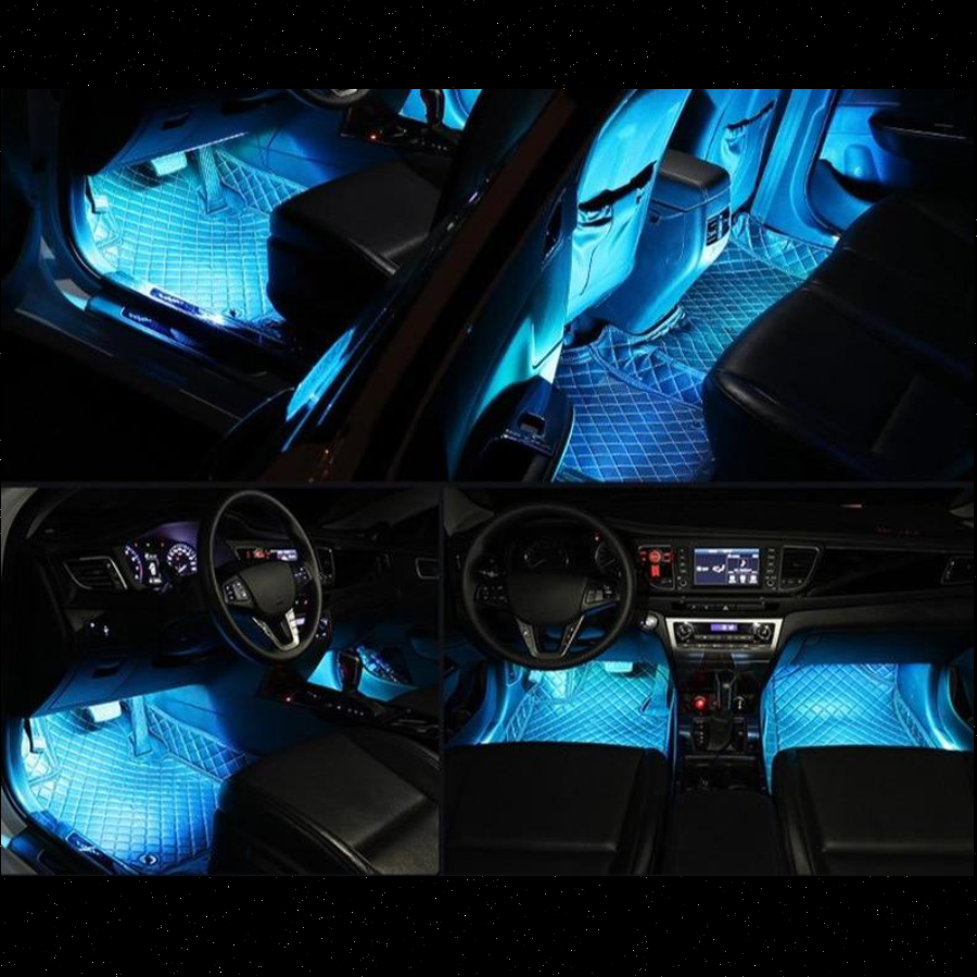 gadgets : LED Sfeerverlichting Auto - USB Voetenruimte Ambient - LED in van Pantino