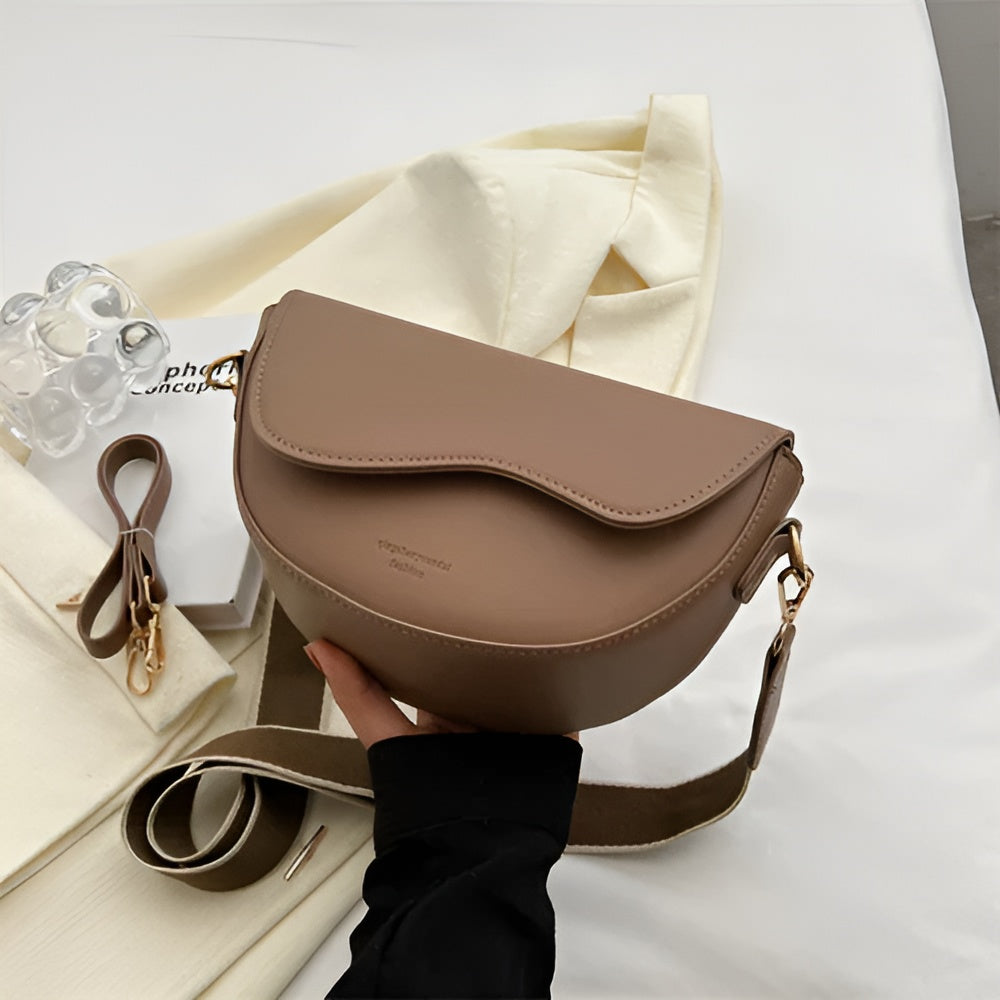 bags : Schoudertas Dames Khaki - Elegante Luxe Mode - Synthetisch Leer in Khaki van Pantino