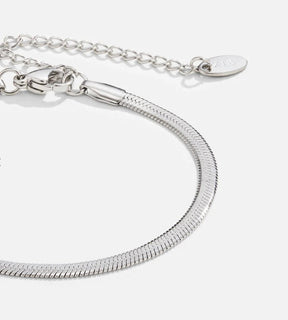 Bracelet : Armband 18K Goud - Sarya Gouden Roestvrij Staal in Zilver van Pantino