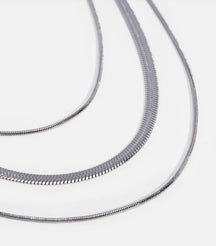 Necklace : Ketting Goud - Gouden Naleya 38cm in Zilver van Pantino
