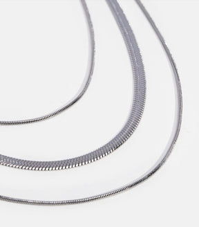 Necklace : Ketting Goud - Gouden Naleya 38cm in Zilver van Pantino