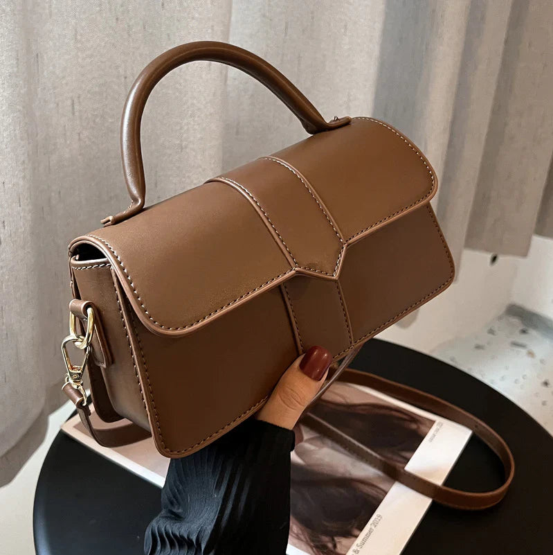 bags : Klassieke Handtas Dames - Vintage Moderne Stijl - Synthetisch Leer in van Pantino
