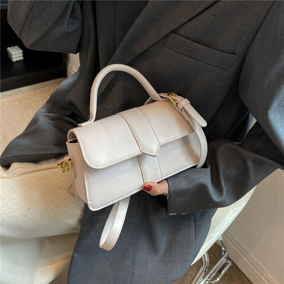 bags : Klassieke Handtas Dames - Vintage Moderne Stijl - Synthetisch Leer in van Pantino
