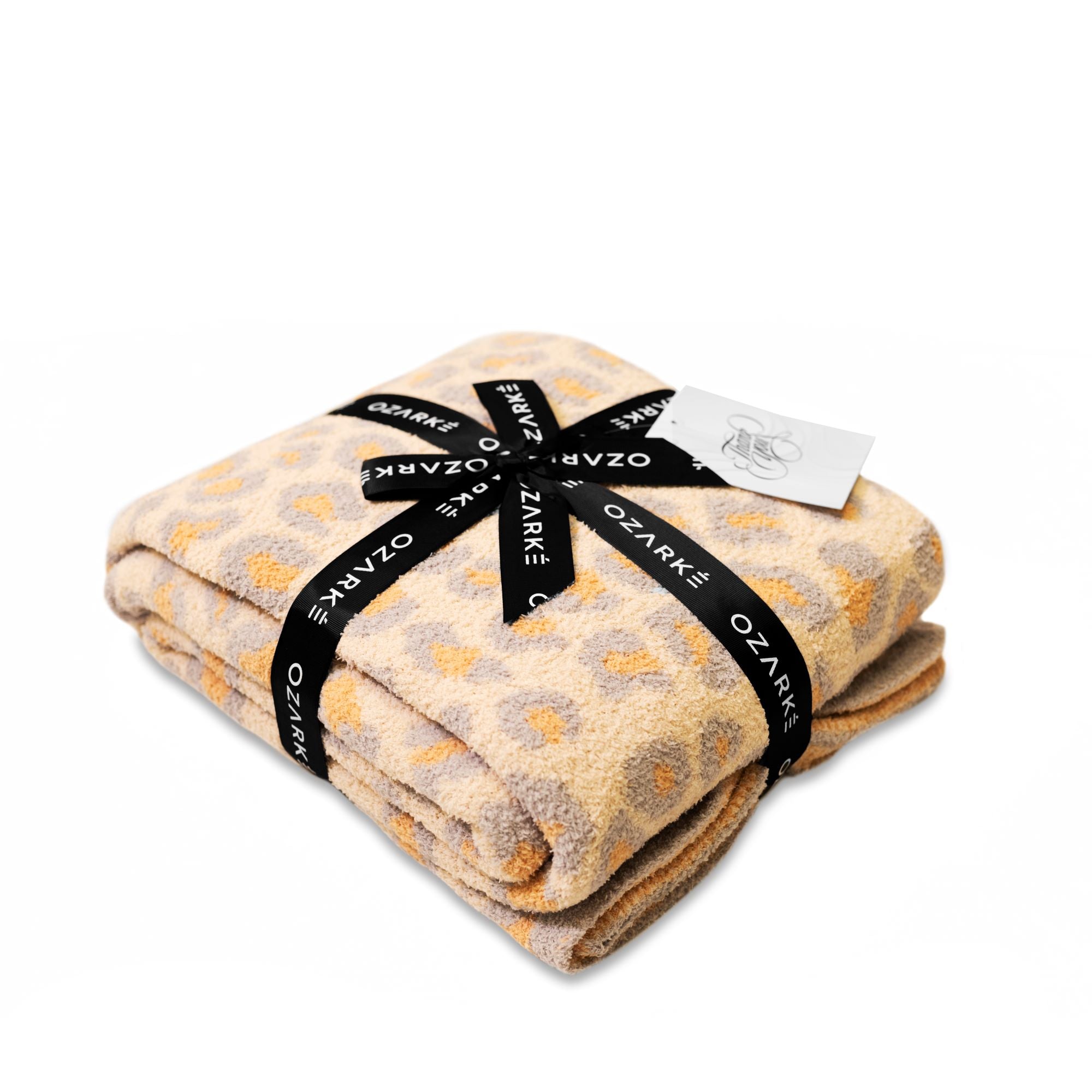 home & garden : Luxe Dierenprint Plaid - Premium Animal Print Woondeken - Verhoogt de Glamour in Je Kamer met Luxe Textuur in Grijs + Ivoor + Lichtbruin van Pantino