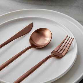 home & garden : Minimalistisch Bestekset Goud - Titanium Luxe Elegant Dineren - Titanium in van Pantino