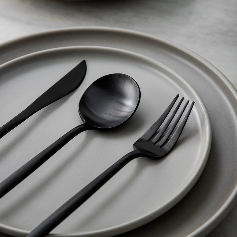 home & garden : Minimalistisch Bestekset Goud - Titanium Luxe Elegant Dineren - Titanium in van Pantino