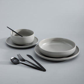 home & garden : Minimalistisch Bestekset Goud - Titanium Luxe Elegant Dineren - Titanium in van Pantino
