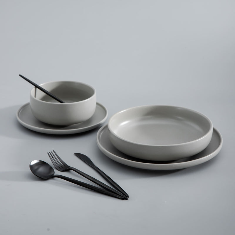 home & garden : Minimalistisch Bestekset Goud - Titanium Luxe Elegant Dineren - Titanium in van Pantino