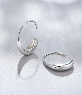 Earrings : Oorbellen Roze - Drop Hoop 2cm in van Pantino