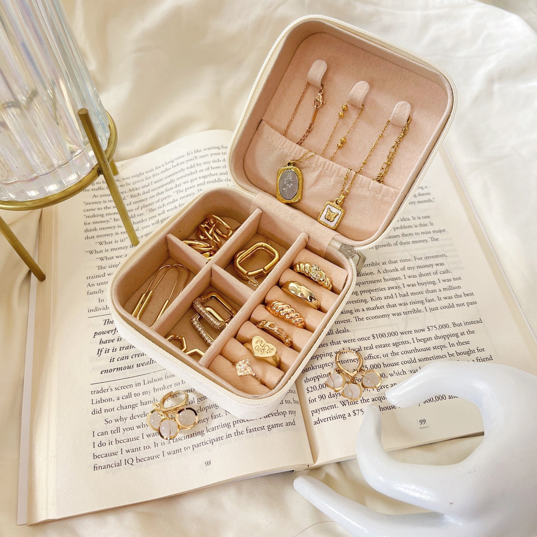 Jewelry Organizer : Sieraden Organiser - Overzichtelijk Opbergen Juwelen - Kunststof in van Pantino