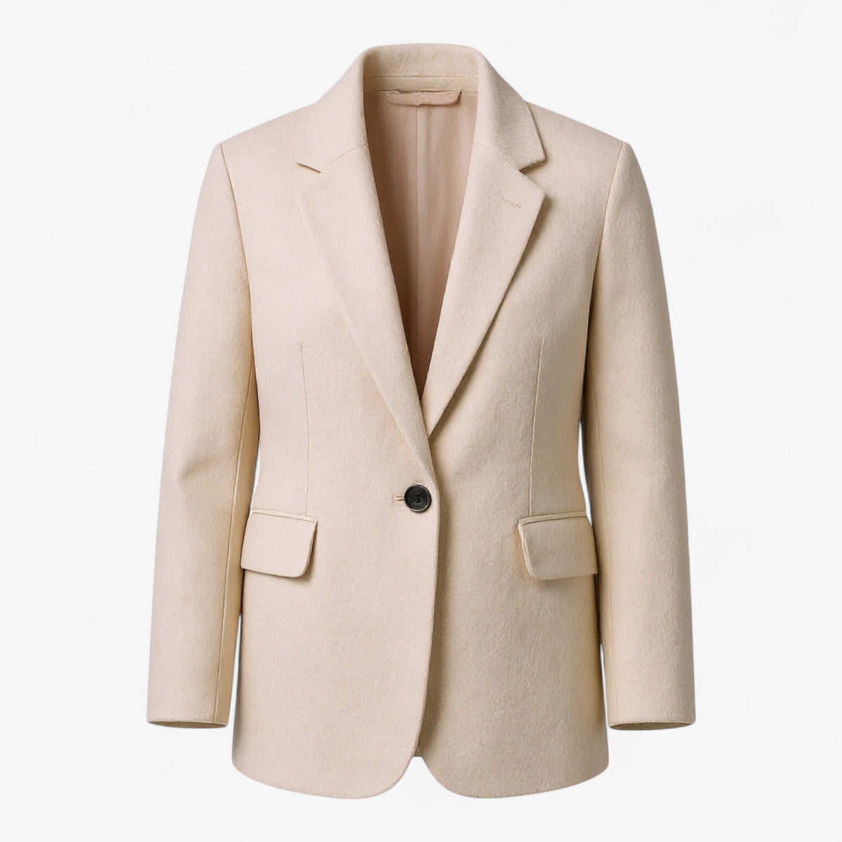 Women Tops : Winterjas met Elegant Design Dames - Beige in Beige van Pantino