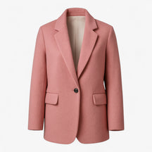 Women Tops : Winterjas met Elegant Design Dames - Beige in Roze van Pantino