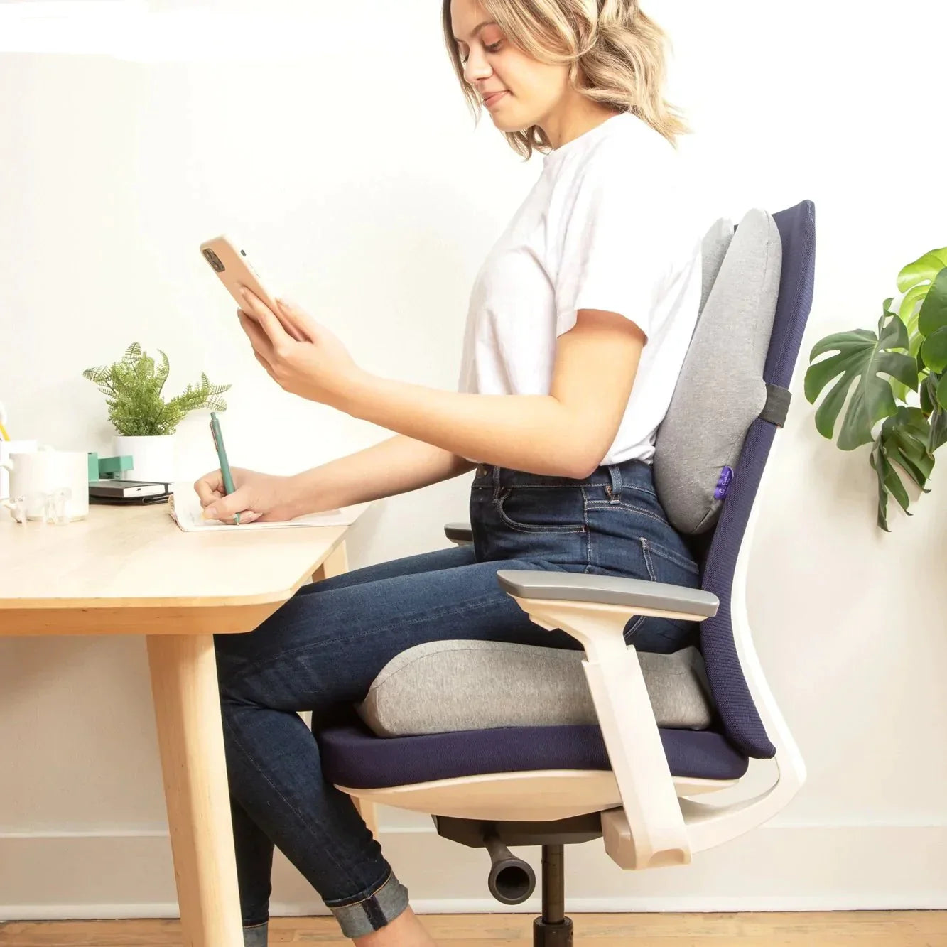 home & garden : Drukverlagend Zitkussen - Ergonomisch Comfort Bureau Auto - Memory Foam in van Pantino