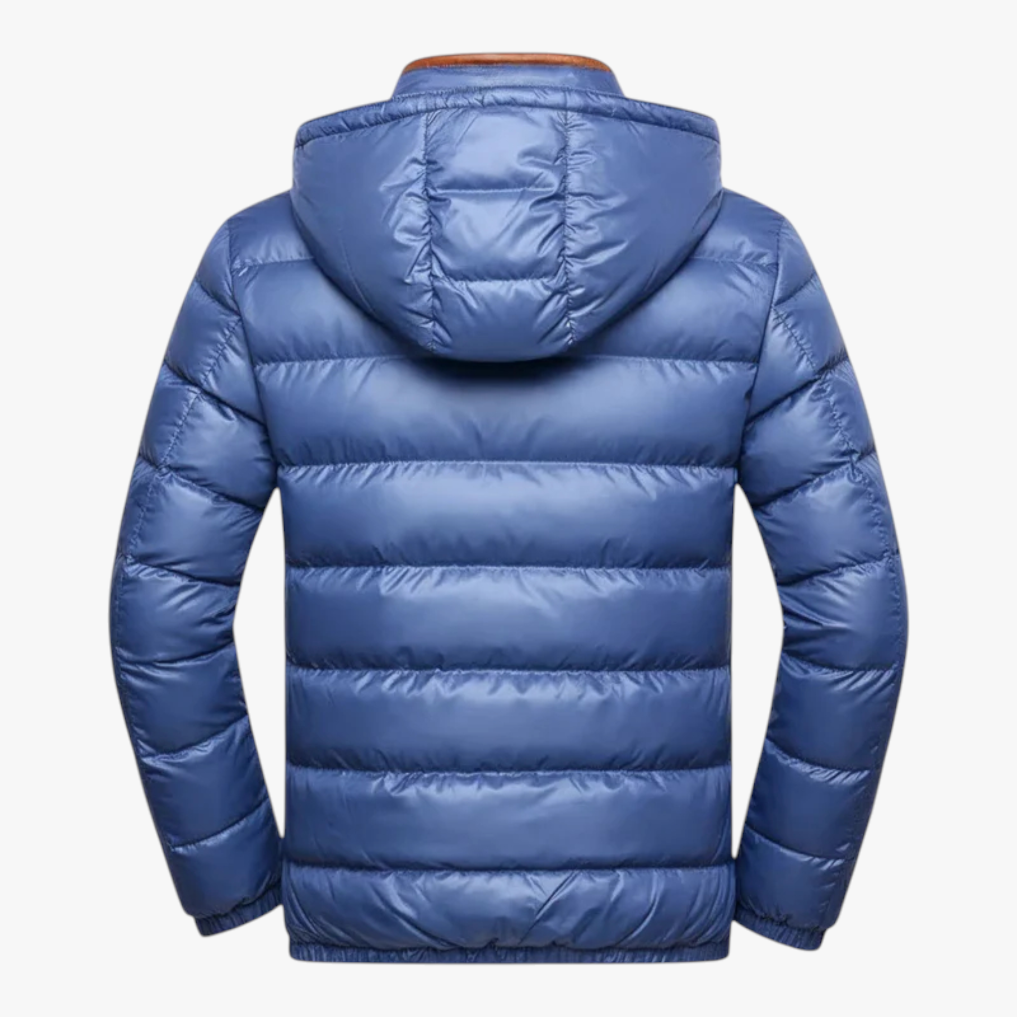 Herenjassen & -jacks : Heren Jas Winter met Capuchon - Blauw in van Pantino