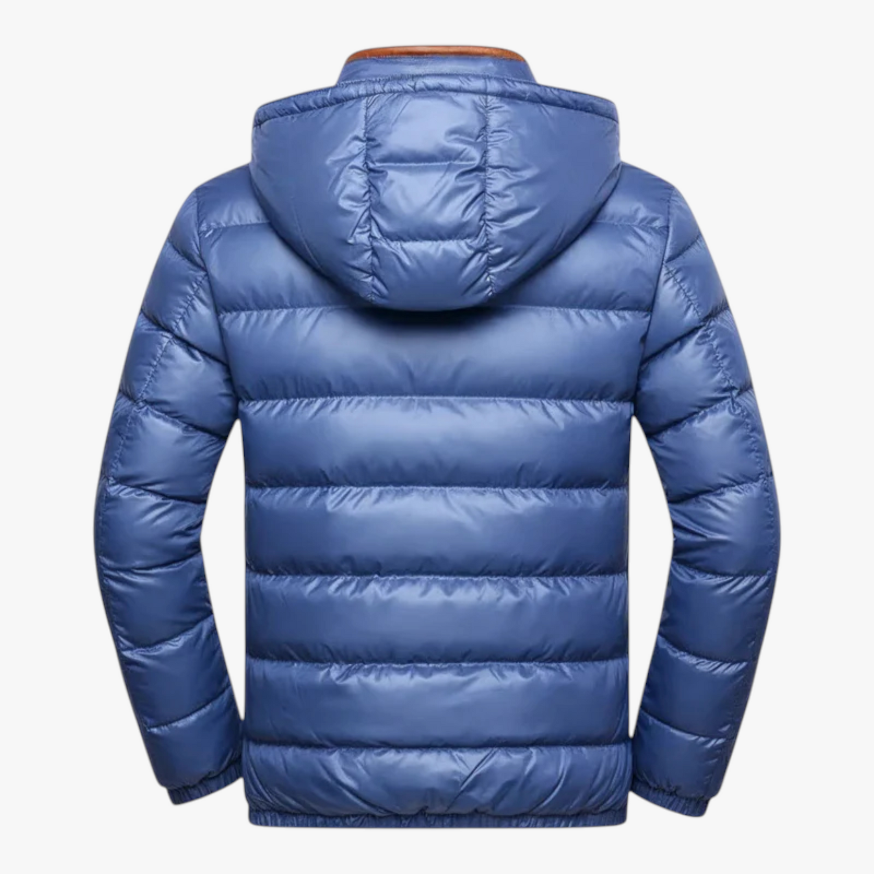 Herenjassen & -jacks : Heren Jas Winter met Capuchon - Blauw in van Pantino