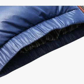 Herenjassen & -jacks : Heren Jas Winter met Capuchon - Blauw in van Pantino