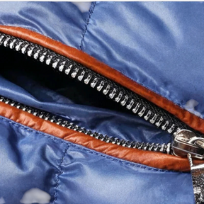 Herenjassen & -jacks : Heren Jas Winter met Capuchon - Blauw in van Pantino