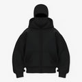 Muts Zwart - Fleece Bivakmuts met Volledige Ritssluiting