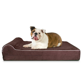 pets : Orthopedisch Luxe Chocolade Hondenbed in van Pantino
