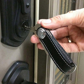 Key Organizer : Leather Key Organizer Leer in van Pantino