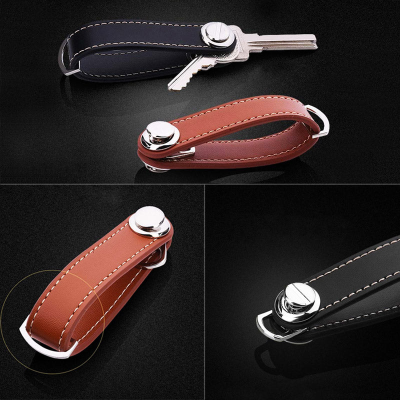 Key Organizer : Leather Key Organizer Leer in van Pantino