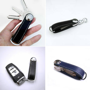Key Organizer : Leather Key Organizer Leer in van Pantino
