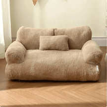 pets : Kalmerende Huisdier Bankhoes Lichtgrijs - Rustgevend Sofa Comfort - Microvezel in Khaki van Pantino