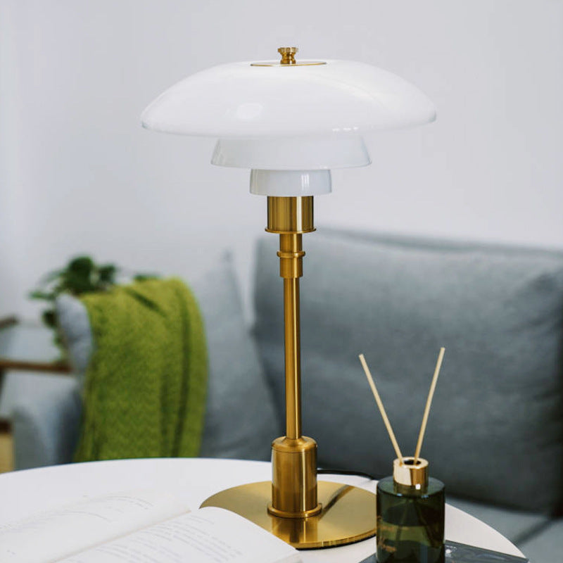 Moderne Deense Design Tafellamp - Gelaagde Kap, LED