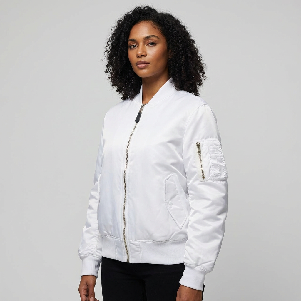 Klassiek bomberjack met utility details