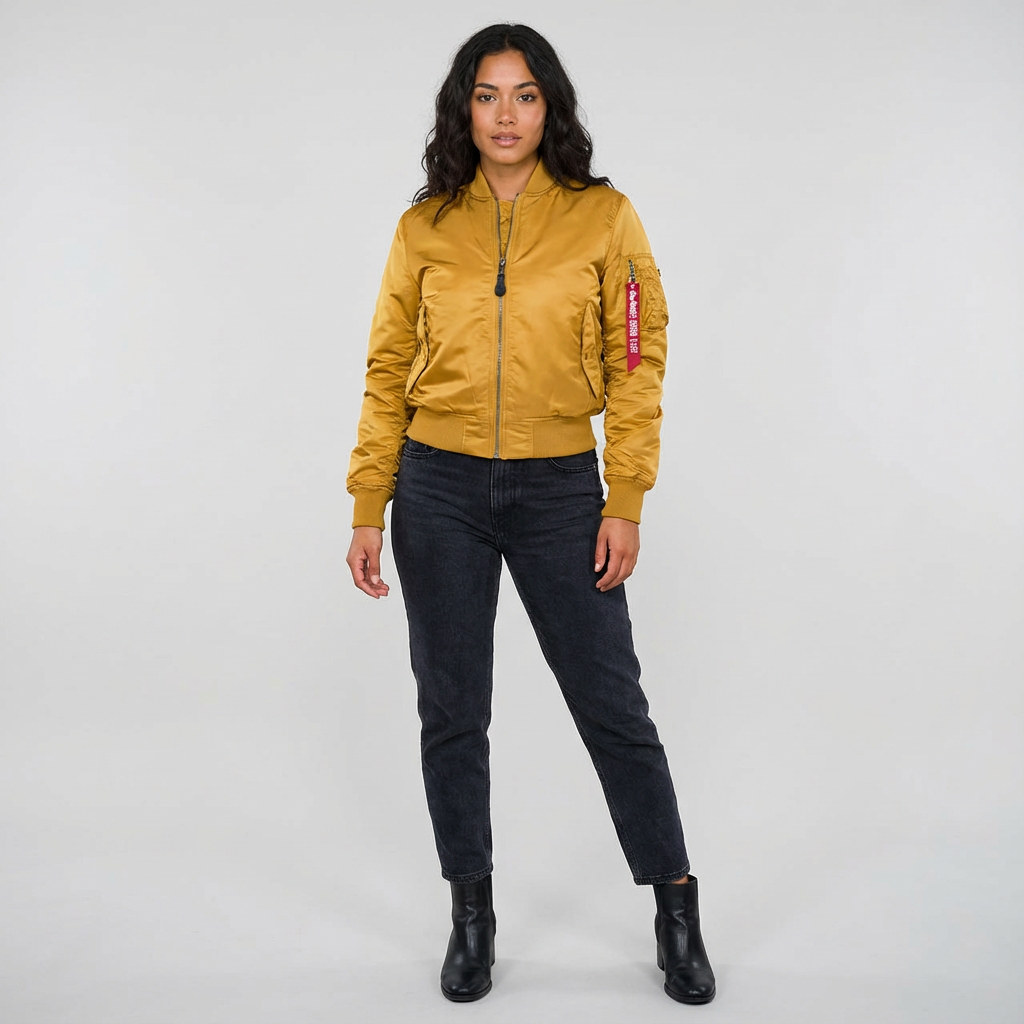 Klassiek bomberjack met utility details