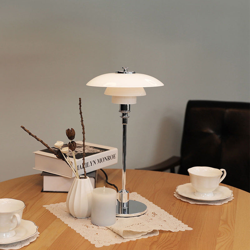 Moderne Deense Design Tafellamp - Gelaagde Kap, LED