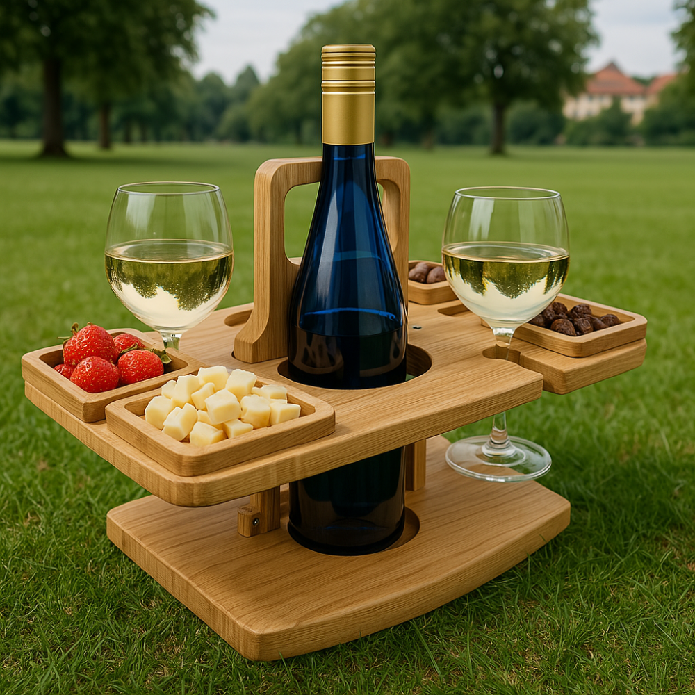 Compacte Opvouwbare Houten Picknicktafel