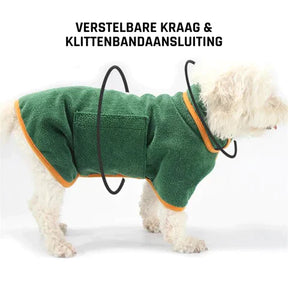 pets : HugDry - Honden Handdoek - Groen in van Pantino