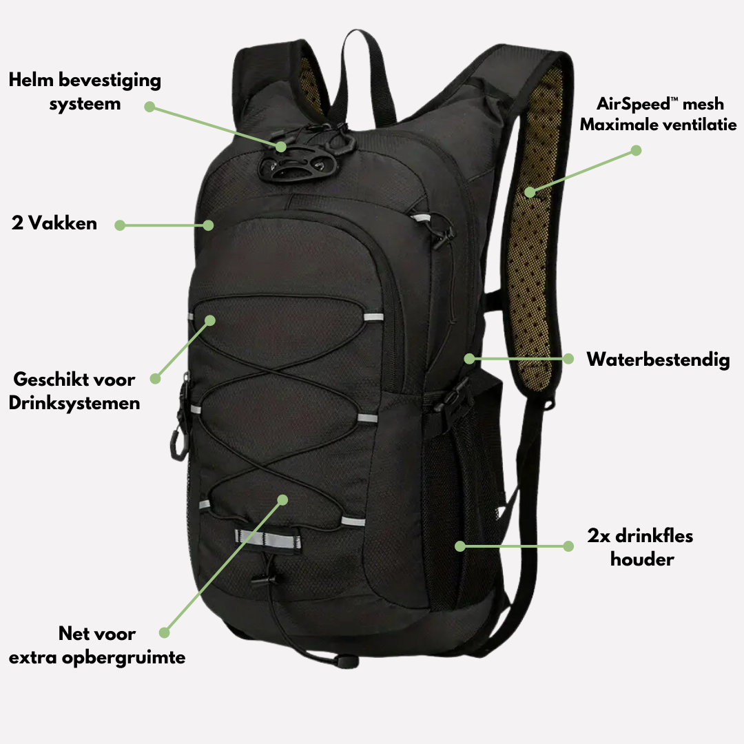 bags : CacheVelo - Premium Fietstas Waterdicht - Zwart in van Pantino