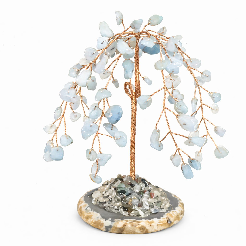 home & garden : Kristallen Boom des Levens Beeldje - Feng Shui Decoratie voor Bureau & Thuis in van Pantino