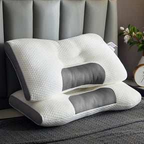 home & garden : Antibacterieel Neksteun Kussen in 48x74cm Honinggraad van Pantino