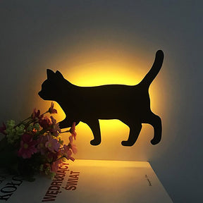 gadgets : Motion-Sensor Kattenlamp - LED Nachtlampje - Bewegingssensor in van Pantino