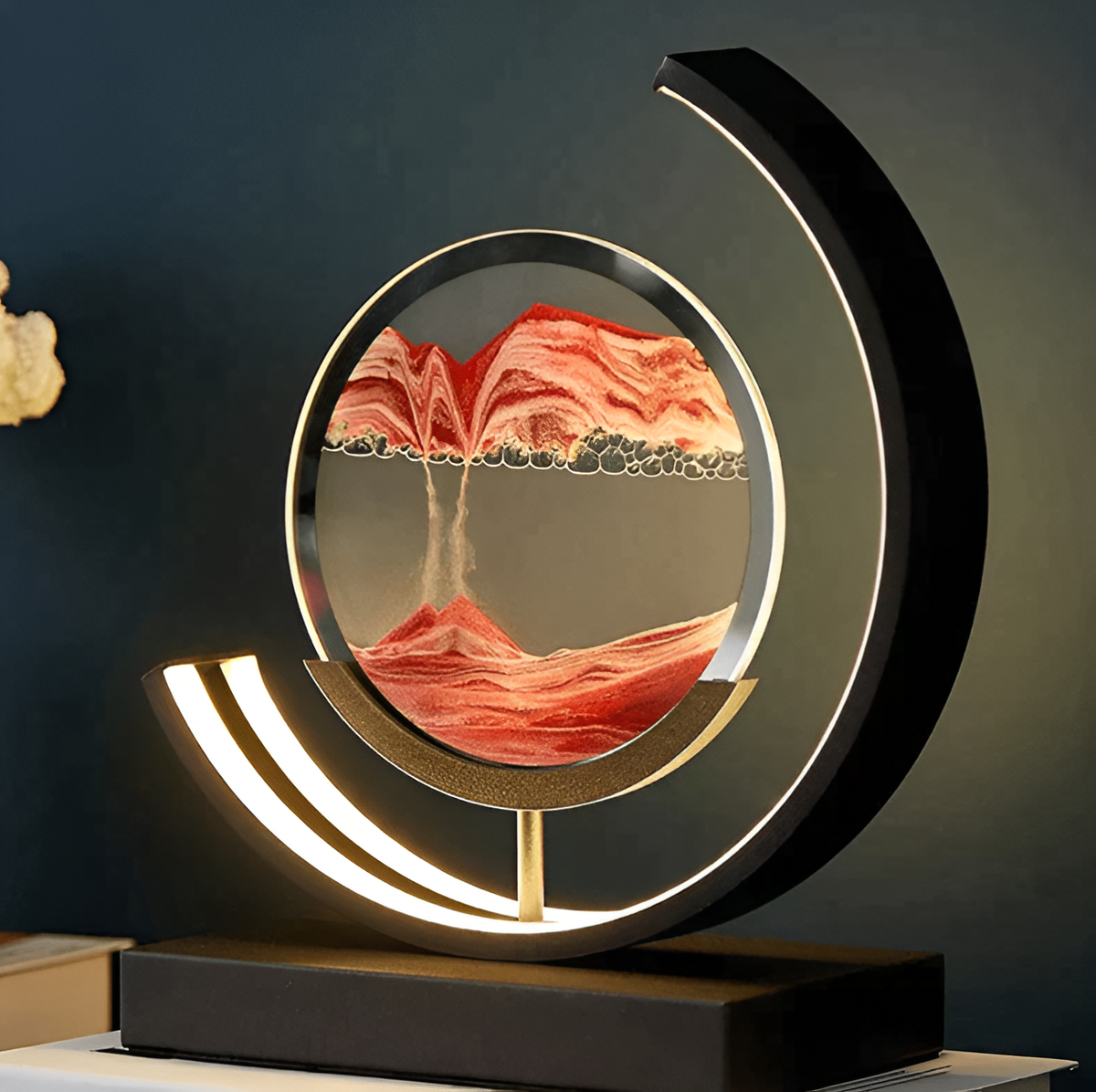 LED Zandkunst Tafellamp – Bewegend Zand Design