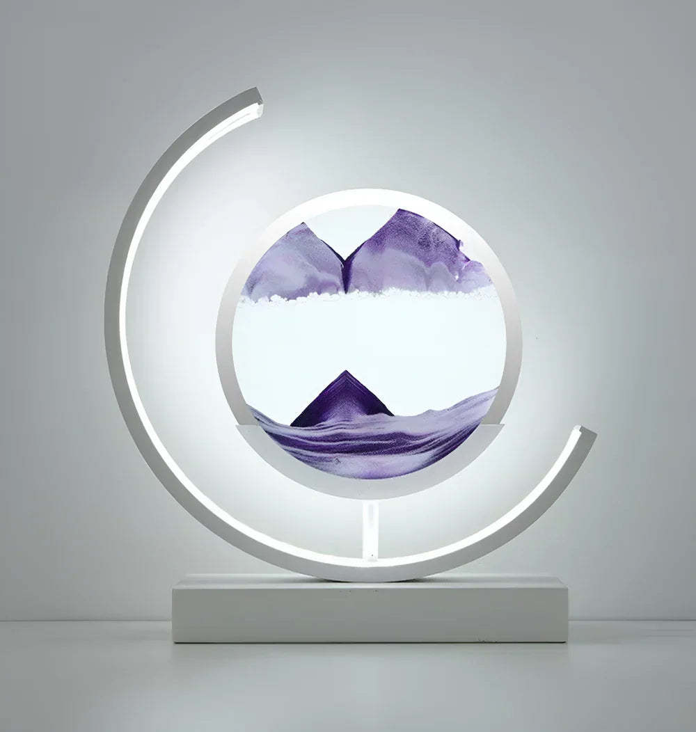 LED Zandkunst Tafellamp – Bewegend Zand Design