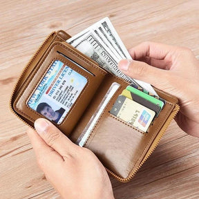 bags : Rfid Safety Wallet - Een Compacte en Veilige Portefeuille - Khaki in van Pantino