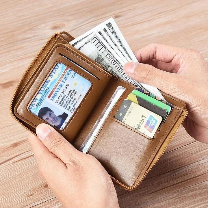 bags : Rfid Safety Wallet - Een Compacte en Veilige Portefeuille - Khaki in van Pantino