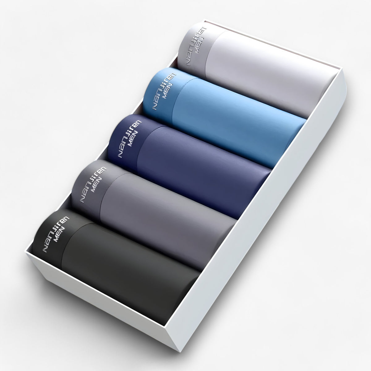 Men's Boxer Briefs : Dames Hipster Onderbroeken Multipack (Zwart/Wit/Nude) - Naadloos Katoen Mix voor Ademend Comfort in Blauw-grijs-groen-roze-lichtblauw van Pantino